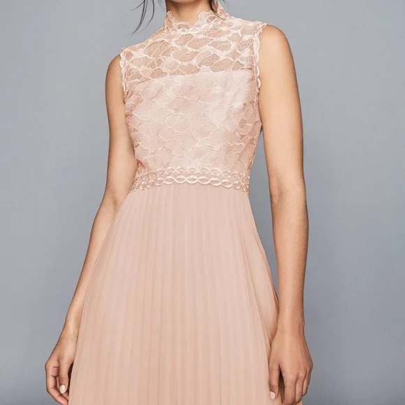 NWT REISS | Lace Midi Dress - Picture 2 of 7